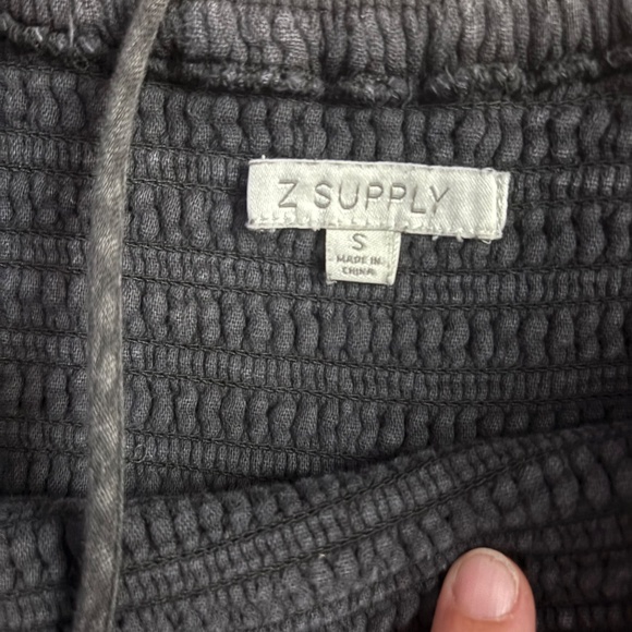 Z Supply Black Santos Gauze Jumpsuit - Picture 2 of 3